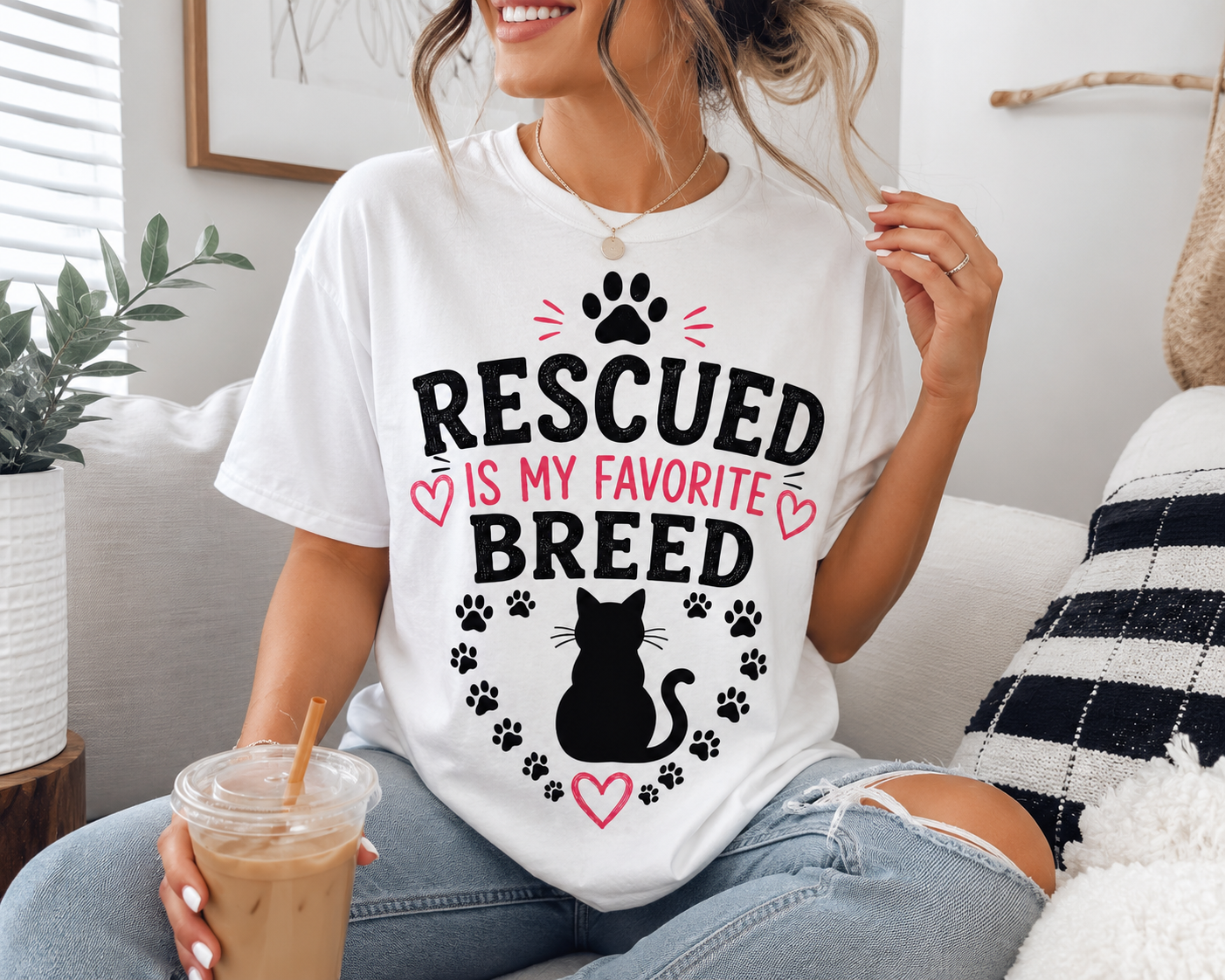 ๐พ Rescued Is My Favorite Breed - Cat Edition