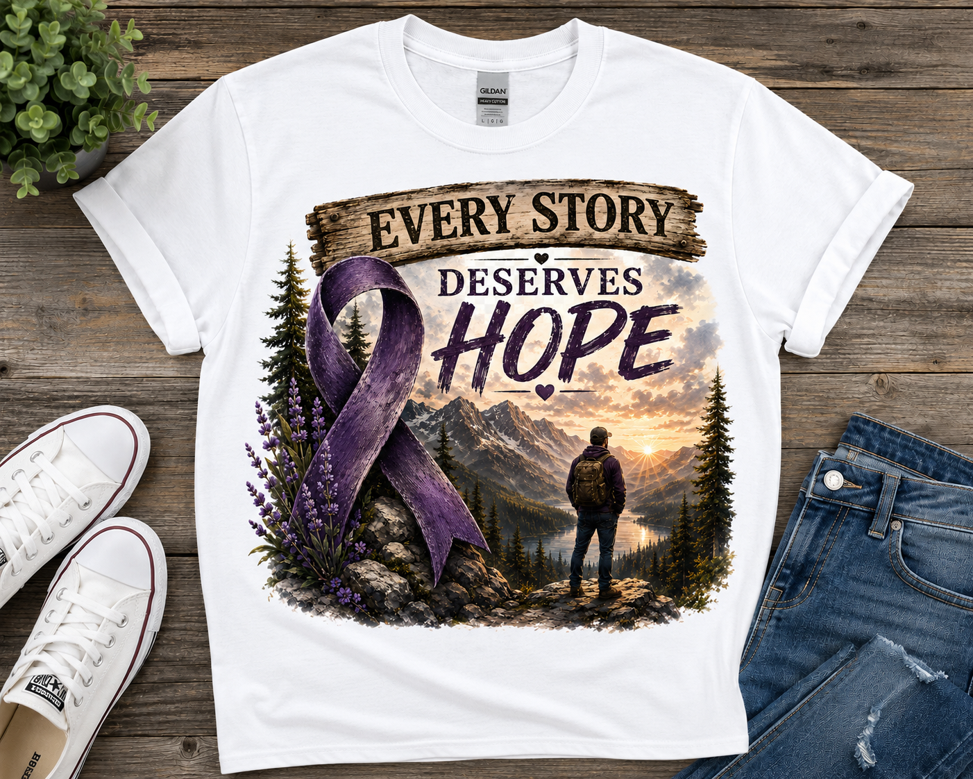 Every Story Deserves Hope – Heritage Collection T-Shirt