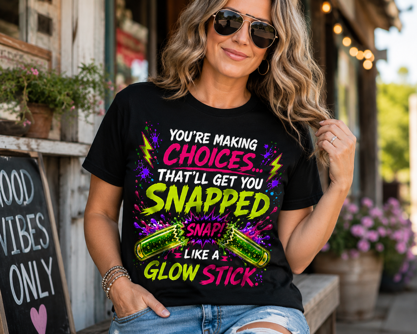 You're Making Choices That'll Get You Snapped Like a Glow Stick