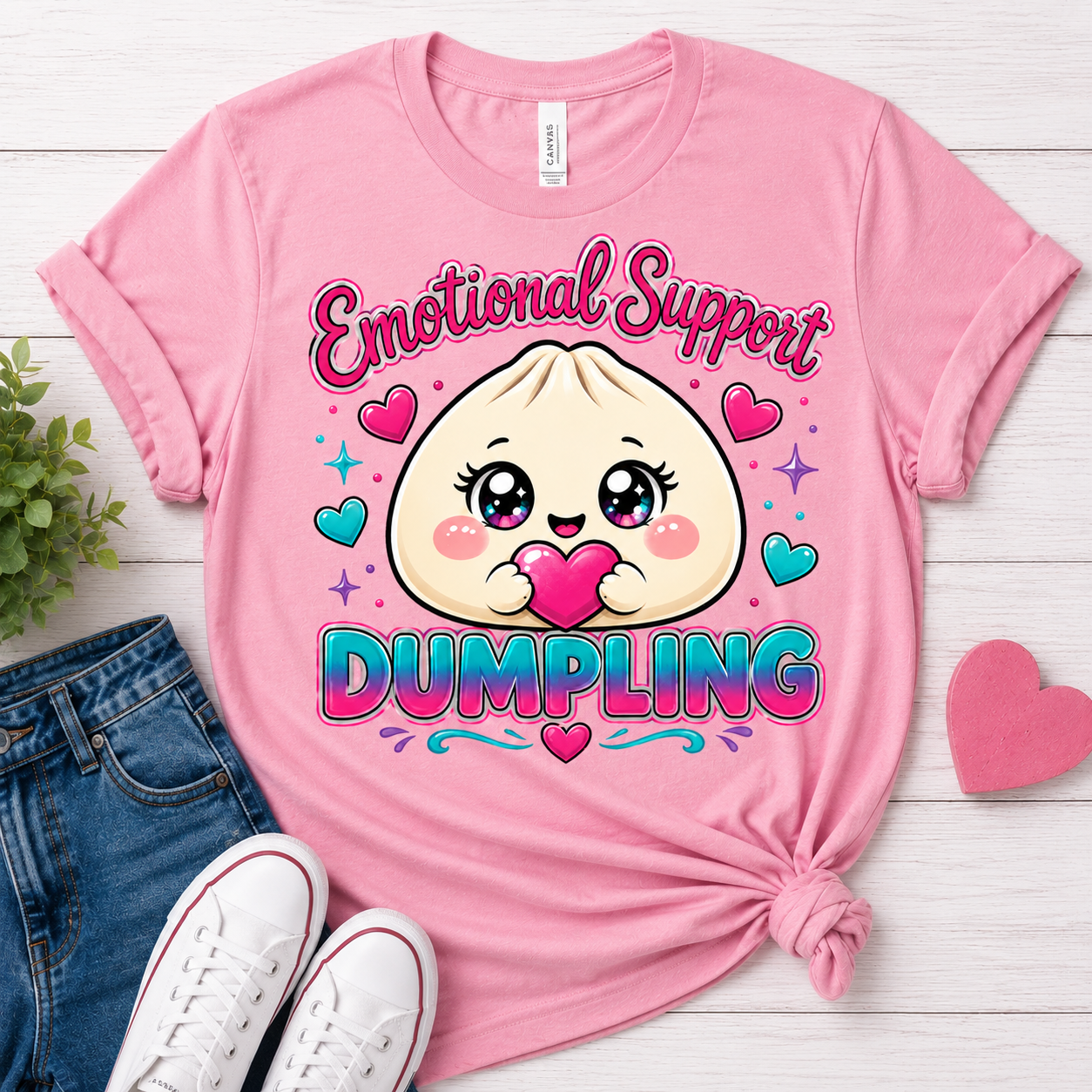 💖 Emotional Support Dumpling T-Shirt 💖