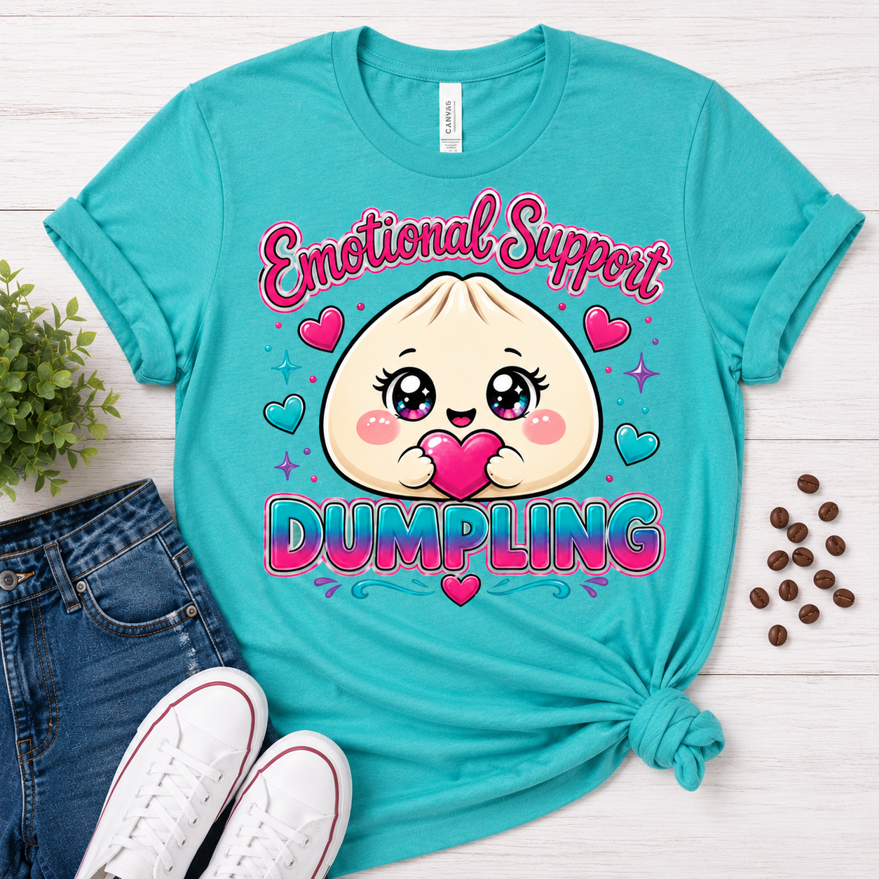 💖 Emotional Support Dumpling T-Shirt 💖