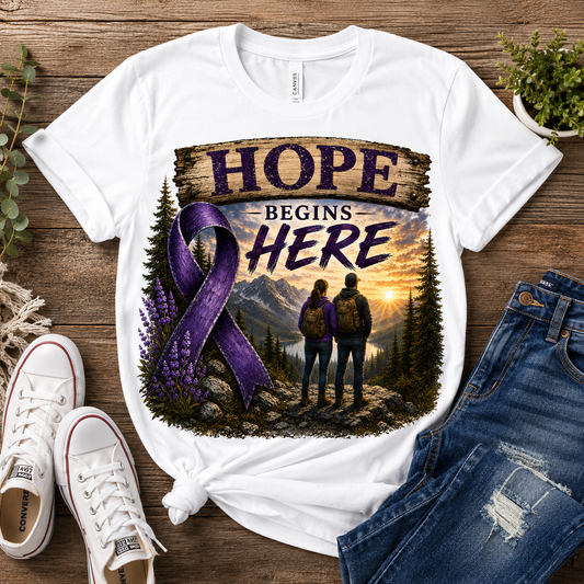 Hope Begins Here – Unity Collection T-Shirt
