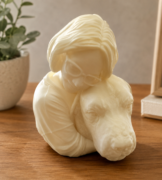 Forever My Best Friend Custom Memorial Statue