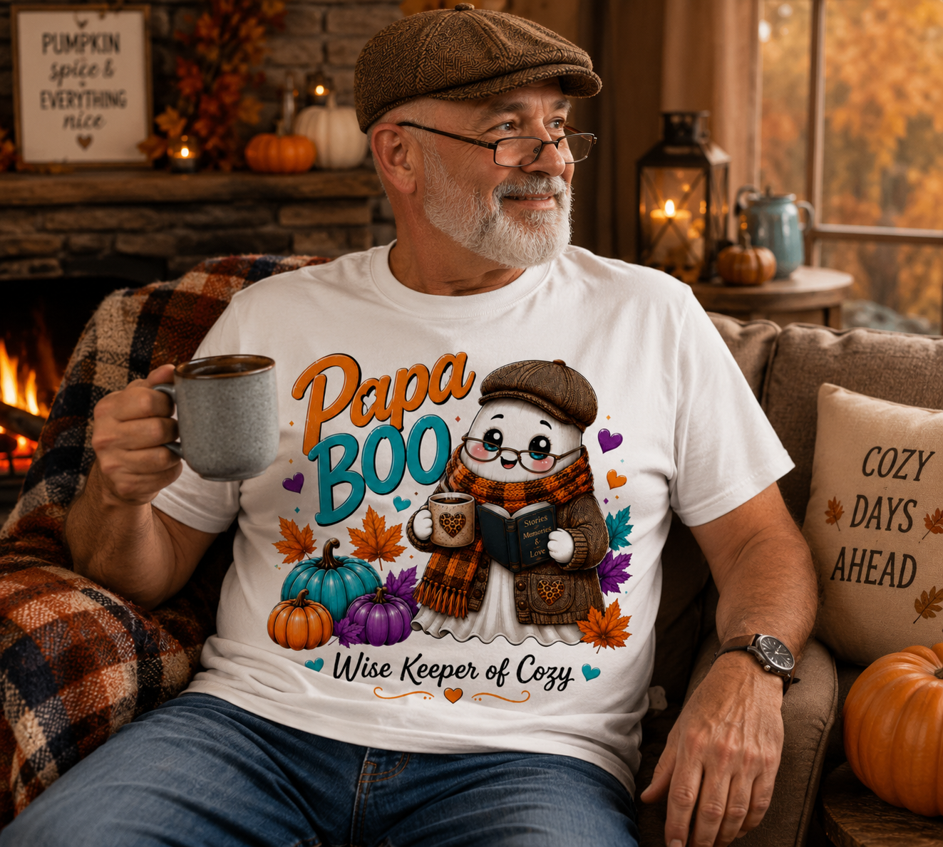 👻 Papa Boo – Wise Keeper of Cozy