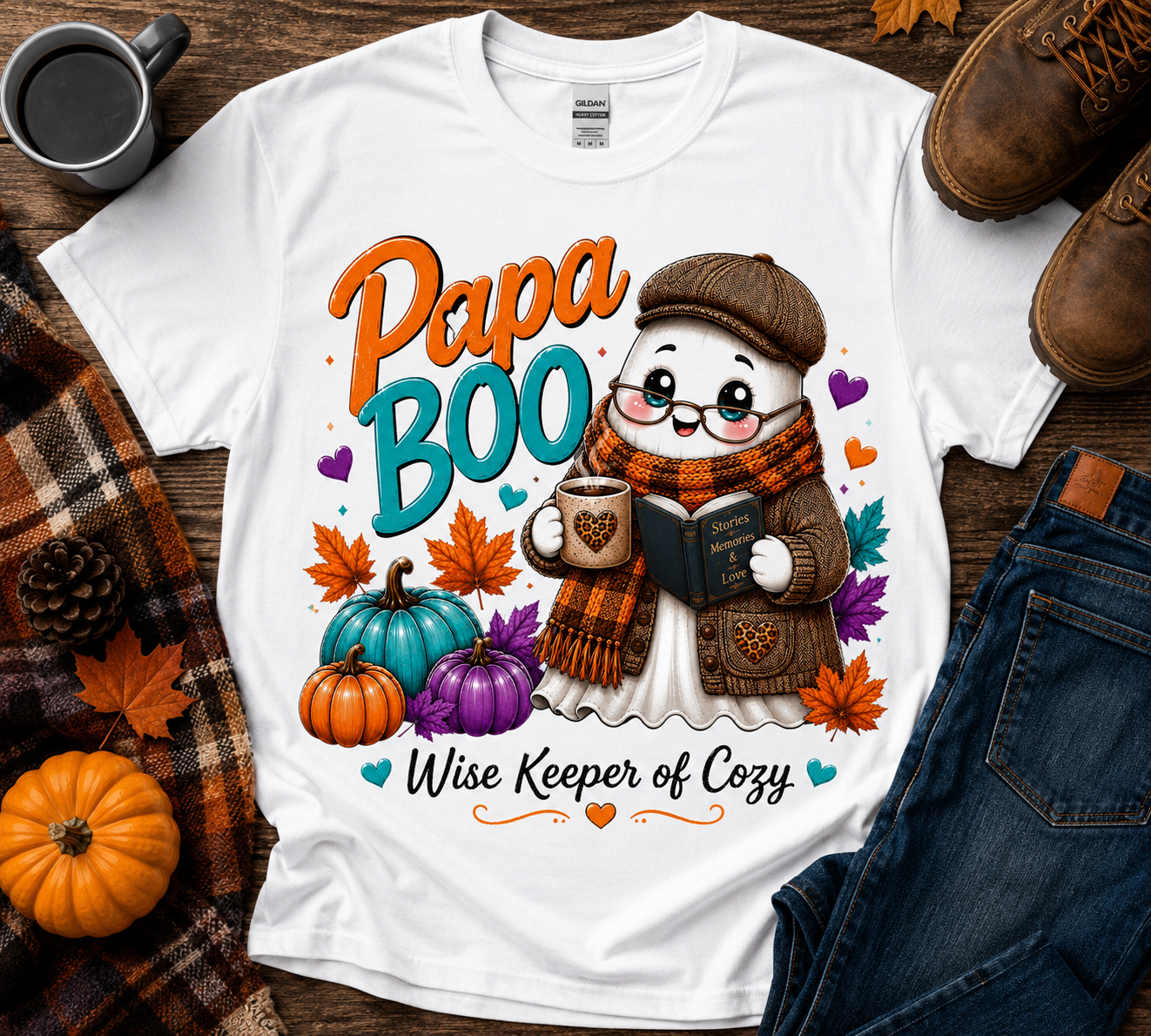👻 Papa Boo – Wise Keeper of Cozy