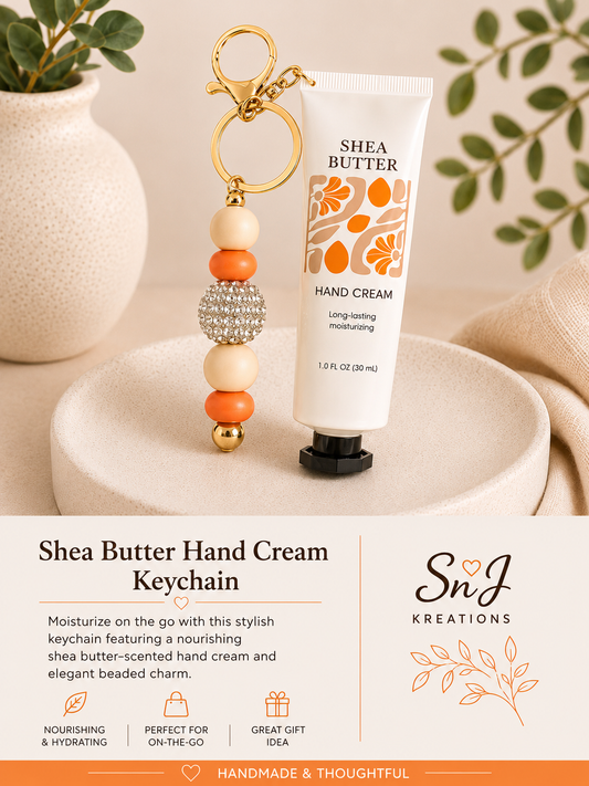 Shea Butter Hand Cream Keychain
