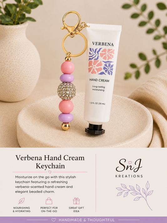 Verbena Hand Cream Keychain
