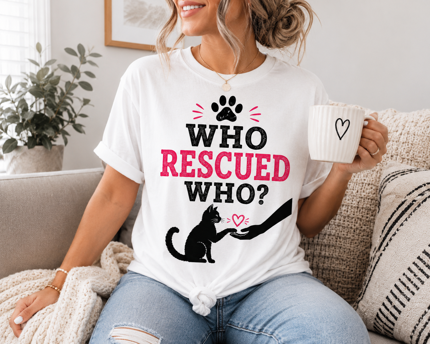 🐾 Who Rescued Who? - Cat Edition